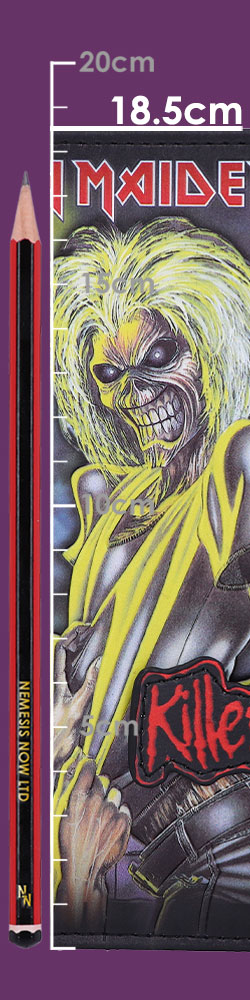 Iron Maiden Killers Embossed Purse 18.5cm