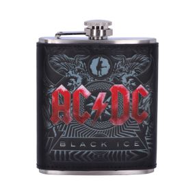 ACDC Black Ice Hip Flask Band Licenses Out Of Stock