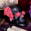 Geode Skull Red 17cm Skulls Out Of Stock