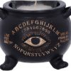 All Seeing Cauldron Candle Holder 9cm Witchcraft & Wiccan Halloween Highlights Homeware