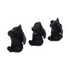 Three Wise Vampuss 9cm Cats See No, Hear No, Speak No Evil