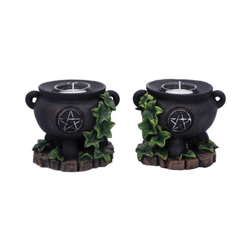 Ivy Cauldron Candle Holder 11cm (Set of 2) Witchcraft & Wiccan Summer Sale 2024