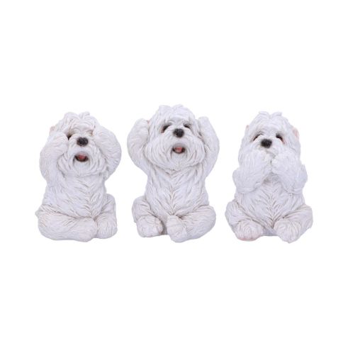 Three Wise Westies 8cm Dogs Gifts Under £100