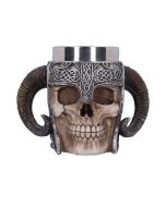 Viking Skull Tankard 19cm Skulls Top 200 None Licensed