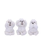 Three Wise Westies 8cm Dogs Gifts Under £100