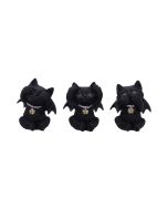 Three Wise Vampuss 9cm Cats See No, Hear No, Speak No Evil